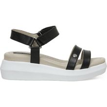 Nine West Ayken 3FX Siyah Kadın Comfort Sandalet