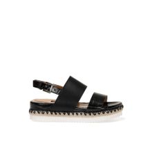 Nine West BROWNI 1FX Siyah Kadın Kalın Tabanlı Sandalet
