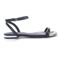 Nine West Maolaine 5FX Siyah Kadın Düz Sandalet