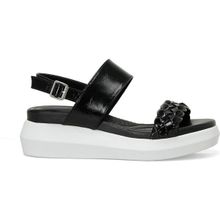 Nine West Meratra 4FX Siyah Kadın Comfort Sandalet