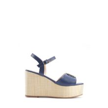 Nine West Monni 5FX Lacivert Kadın Dolgu Topuk Sandalet