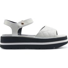 Nine West Orkessa 5FX Beyaz Düz Kadın Sandalet