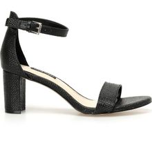 Nine West Pruce2 3FX Siyah Kadın Topuklu Sandalet