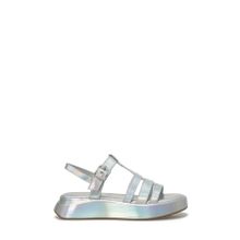 Nine West Welna3 4FX Gümüş Kalın Taban Kadın Sandalet