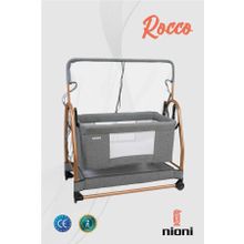 Nioni Rocco Gri Beşik Gri