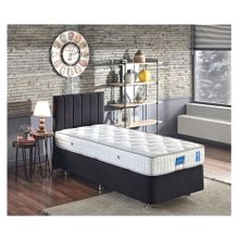 Niron Yatak 90x190 cm Juliette Lüks Tam Ortopedik Yatak Tek Kişilik Baza Başlık Takımı