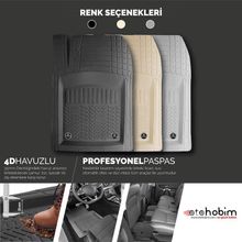 Nissan Micra 1998 2002 Krom Kırmızı Derin Havuzlu Oto Paspas