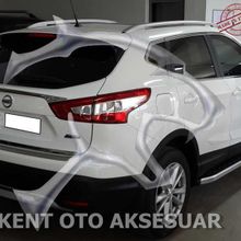 Nissan Qashqai 2014 Üzeri Paslanmaz Çelik Krom Bagaj Çıtası