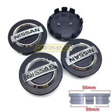 Nissan Qashqai Juke Siyah 48 - 54 mm Jant Göbeği