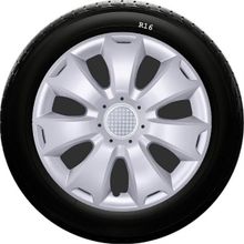 Nissan SKS-SJS 417 16 İnç 4 Adet Kırılmaz Jant Kapağı