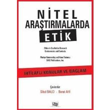 Nitel Araştırmalarda Etik - Doç. Dr. Sibel Balcı