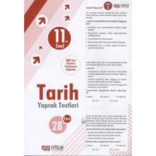 Nitelik Yayınları 11. Sınıf Tarih Yaprak Test