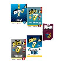 Nitelik Yayınları - 7. Sınıf Süper Türkçe 100 Temel Eser Paragraf Deneme Kitabı