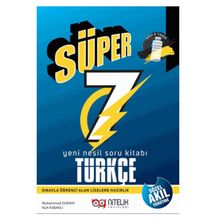 Nitelik Yayınları 7. Sınıf Yeni Nesil Süper Türkçe Soru Kitabı