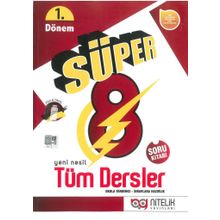Nitelik Yayınları 8. Sınıf LGS 1. Dönem Tüm Dersler Süper Soru Kitabı