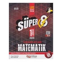 Nitelik Yayınları 8. Sınıf Matematik Süper 1. Dönem Tekrar Kitabı Soru Bankası