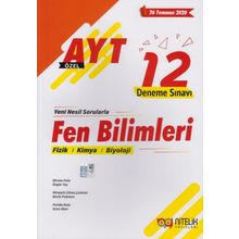 Nitelik Yayınları AYT Fen Bilimleri 12 Deneme Sınavı