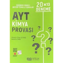 Nitelik Yayınları AYT Kimya Provası 20x13 Deneme