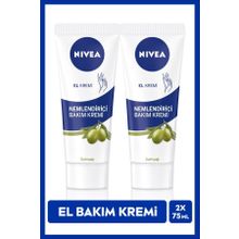 Nivea 2x75 ml Zeytinyağlı Nemlendirici El Bakım Kremi