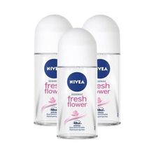 Nivea 3x50 ml Fresh Flower Kadın Deodorant Roll-On