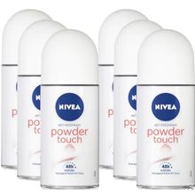 Nivea 50 ml 6'lı Powder Touch Kadın Roll-On