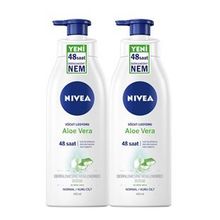 Nivea Aloe Vera 2x400 ml Nemlendirici Serum Vücut Losyonu