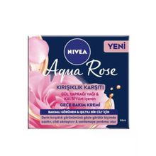 Nivea Aqua Rose 50 ml Anti-Aging Gece Kremi