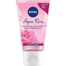 Nivea Aqua Rose Organik 150 ml Gül Suyu İçeren Makyaj Temizleme Jeli