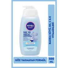 Nivea Baby 2'si 1 Arada 500 ml Saç ve Vücut İçin Şampuan