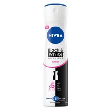 Nivea Black White Clear 150 ml 72 Saat Anti Perspirant Kadın Sprey Deodorant