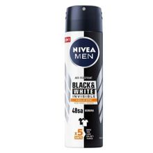 Nivea Black & White Invisible Antiperspirant Ter Önleyici Leke Yapmayan 3x150 ml Erkek Sprey Deodorant