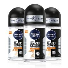 Nivea Black & White Invisible Antiperspirant Ter Önleyici Leke Yapmayan 50 ml Erkek Roll-On Deodorant