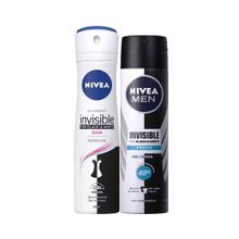 Nivea Black & White Invisible Antiperspirant Ter Önleyici Leke Yapmayan Deodorant Seti