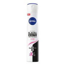 Nivea Black&White Invisible Clear 48 Saat Anti-Perspirant Koruma Kadın Sprey Deodorant