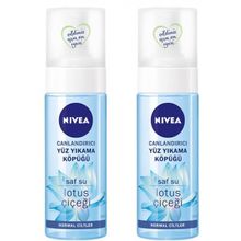 Nivea Canlandırıcı Normal ve Karma Ciltler 2x150 ml Yüz Yıkama Köpüğü