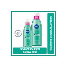 Nivea Derma Skin Clear 150 ml Yüz Temizleme Jeli + Derma Skin Clear 200 ml Sivilce Karşıtı Tonik