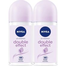 Nivea Double Effect 2x50 ml Kadın Roll-On