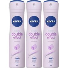 Nivea Double Effect 3x150 ML Kadın Deodorant