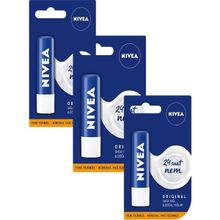 Nivea Essential Care 4,8g x3 Adet Nemlendirici Dudak Bakım Kremi