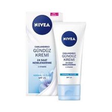 Nivea Essentials Canlandırıcı 50 ml Normal Ciltler E Vitamini Lotus Çiçeği Gündüz Yüz Bakım Kremi