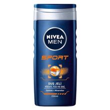Nivea For Men 250 ml Sport Erkek Saç Yüz ve Vücut Yıkama Jeli