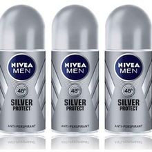 Nivea For Men Silver Protect 3x50 Ml Erkek Deodorant