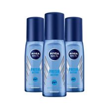 Nivea Fresh Active Pump Sprey 3x75 ml Erkek Deodorant