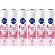 Nivea Fresh Cherry 6x150 ml Kadın Deodorant