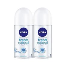 Nivea Fresh Natural 2x50 ml Kadın Roll-On