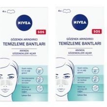 Nivea Gözenek Arındırıcı 4'lü Temizleme Bantları