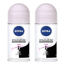 Nivea Invısıble Black Whıte Clear 2x50 ml Kadın Deodorant