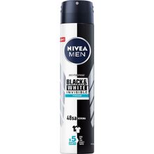 Nivea Invisible Black White Fresh 200 ml Erkek Sprey Deodorant