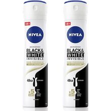 Nivea Invisible Black & White Pure 2x150 ml Kadın Deodorant