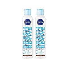 Nivea Koyu Saç Tonları İçin 2x200 ml Kuru Şampuan